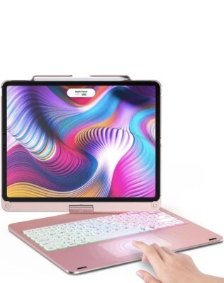 Touchpad Keyboard Case for iPad Pro 12.9 2021 5th Generation/2020 4th-Gen/2018- - Image 1 of 4