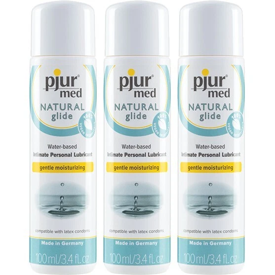 pjur Med Natural Body Glide Enhanced Energy Sex Lube Lubricant - 100ml 3.4oz