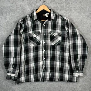 Camisa vintage Saddle King para hombre XL blanca occidental negra verde perla chaqueta a presión - Imagen 1 de 8