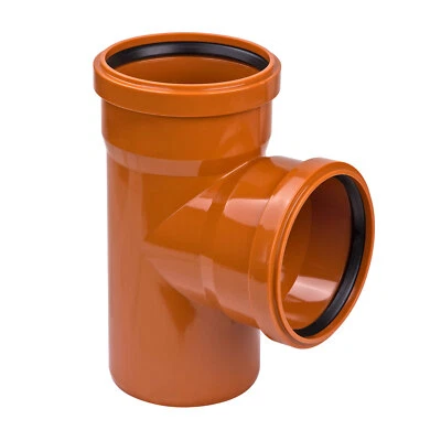 KG Abzweig DN200/200/87° 90° KGEA Y-Stück Abwasserrohr Kanalrohr - Bild 1 von 3