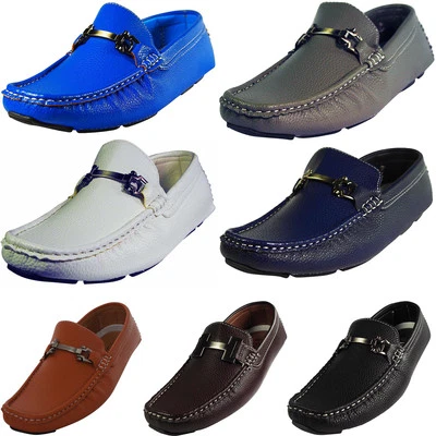 Mens Brixton Payne Summer Boat Shoes Casual Moccasins Slip on Loafers - Image 1 of 2