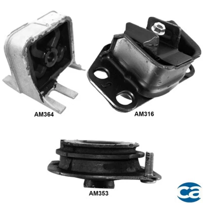 Engine Motor Mounts & AUTOMATIC Trans Mount 3PCS for Renault Clio 10-02 L4-1.6L - Image 1 of 4