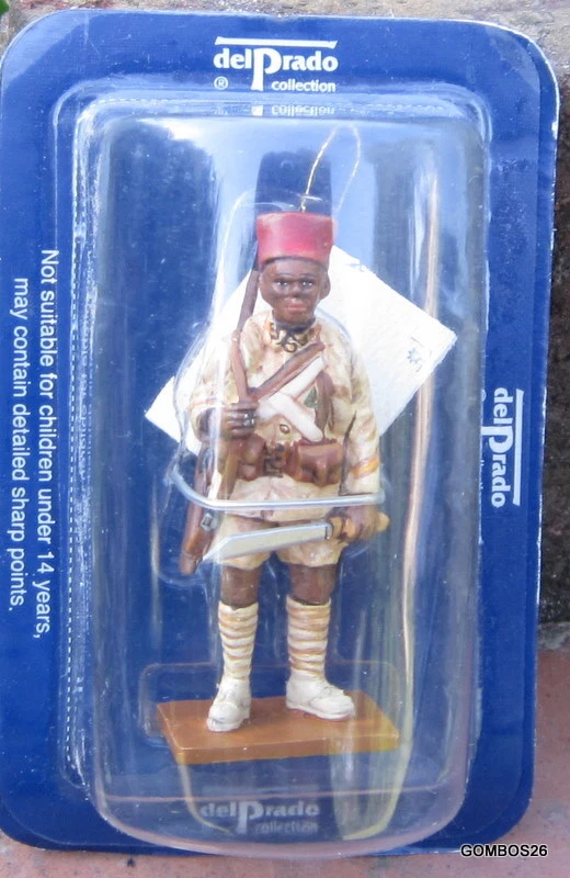 FIGURINE DEL PRADO SOLDAT FRANCAIS TIRAILLEUR SENEGALAIS 1940 - Photo 1/1