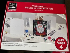 Santa Paint Party Kit by Artist's Loft® up to 4 people NEW - Picture 1 of 5
