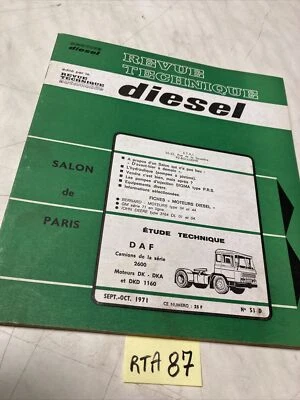 Camoin DAF Serie 2600 Motori Dk Dka Dkd Revisione Tecnica Diesel Rtd. 1971 - Immagine 1 di 4