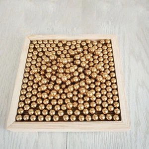 50PCS Brass Ball Solid Beads Balls 1/1.5/2/2.38/2.5/3/3.175/3.5/4/4.5mm - Picture 1 of 4