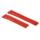 19MM LEATHER WATCH BAND STRAP FOR TAG HEUER CARERRA TWIN TIME FORMULA CLASP RED