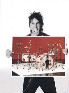 2007 DW Drums Print Ad Alex Gonzalez & His Custom DW Kit - Picture 1 of 2