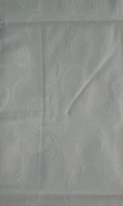 Mantel antiguo mantel damasco patrón tejido motivo floral rosas floral blanco 95x156 cm - Imagen 1 de 12