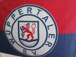 Wuppertaler SV Fahne, Ultras Wuppertal, Wuppertaler SV, Rot-Weiß Oberhausen, WSV - Bild 1 von 1