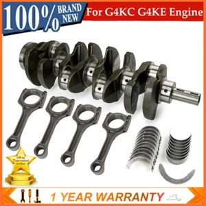 Cigüeñal de motor G4KC G4KE y varillas con cojinetes para Hyundai KIA Optima 2,4 L - Imagen 1 de 24