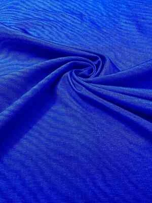 Blue Silk Moire Fabric By 2 Meters,  Watermark Patterned, Multicolor Options - Image 1 of 4