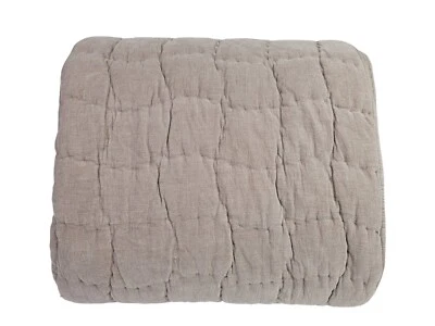 Pottery Barn Cozy Cloud Quilt King Pale Lilac Velvet Quilted OB NWOT READ - Image 1 of 4
