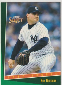 Bob Wickman #343 1992 Score Select MLB New York Yankees brocca - Foto 1 di 2