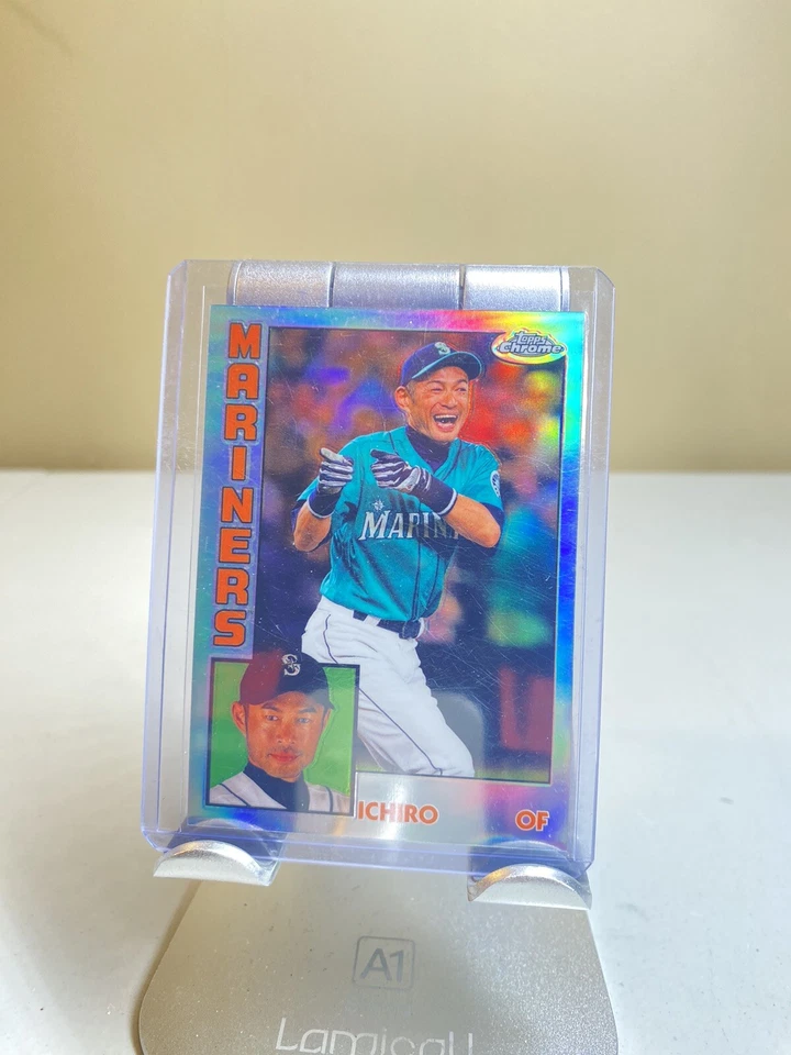 Ichiro Suzuki 2019 Topps Chrome #84TC-14 1984 Insert Refractor Mariners T2 - Image 1 of 1