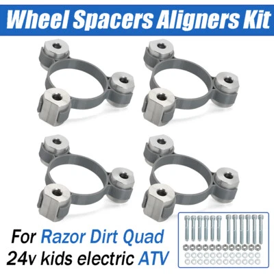 Wheel Spacers For Razor Dirt Quad Electric ATV For Stability/To Prevent Tip-over - Image 1 of 4