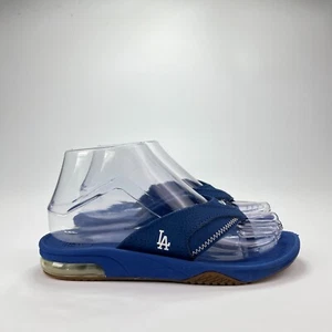 Reef MLB LA Los Angeles Dodgers Blue Flip Flops Sandals Slippers Youth 4 / 5 - Picture 1 of 10