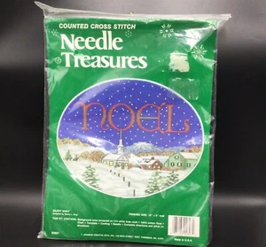 Needle Treasures Cross Stitch Silent Night Kit Noel Holiday Christmas  JCA - Picture 1 of 4