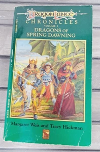 Dragons of Spring Dawning PB Book - Dragonlance Chronicles Volume 3 1985 VTG - Picture 1 of 8