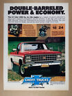 1980 Chevrolet Chevy C10 Fleetside Pickup Truck vintage print Ad