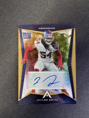 2022 Panini Chronicles Ascension Jaylon Smith Auto #ASC-JAS Raiders #d 08/10 - Image 1 of 3