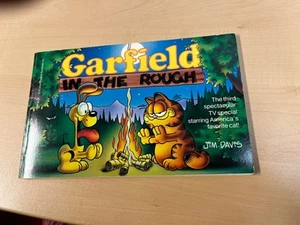 Jim Davis Autographed Book Garfield In The Rough By Jim Davis - Picture 1 of 4