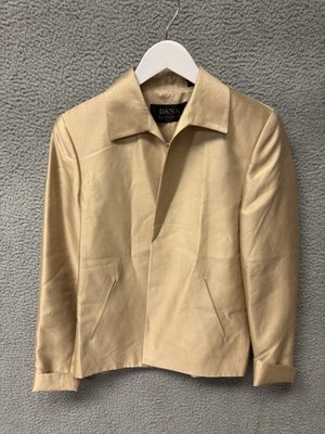 Chaqueta Dana Buchman bronceada para mujer talla 2 nueva con etiquetas Foto 1 de 4