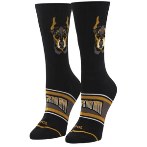 Cool Socks Doberman Fun Print Novelty Crew Socks for Women, Size 5-10 - Picture 1 of 5