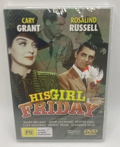 His Girl Friday (DVD, 1940) BRAND NEW SEALED Fast & Free Local Post PAL ALL 0 - Picture 1 of 2