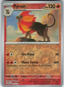 PO-01 Reverse Holo Pyroar 016/131 SV: Prismatic Evolutions - Picture 1 of 1