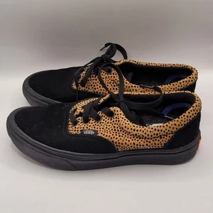 Vans Comfycush Old Skool Tiny Cheetah Black Print Classic Suede Sneakers 6,5 - Bild 1 von 8
