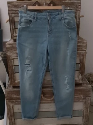 Girls crop Jeans by Justice, size 18 plus - Image 1 of 4