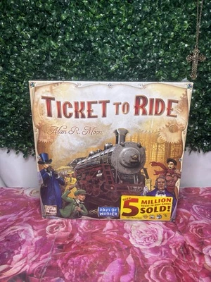 Days of Wonder Ticket To Ride by Alan R. Moon Train Adventure Board Game - Image 1 of 2