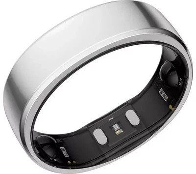 RingConn Gen 2 Ring - Health & Fitness Sleep Tracker Smart Ring Silver Size8