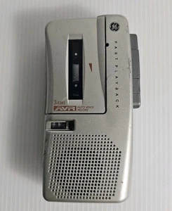 GE 3-5383A Microcassette Recorder AVR Fast Playback Voice Recorder - Picture 1 of 8