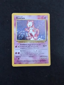 Mewtwo 10/102 Italian Holo Pokemon Card Base Set Rare Wotc - Picture 1 of 2