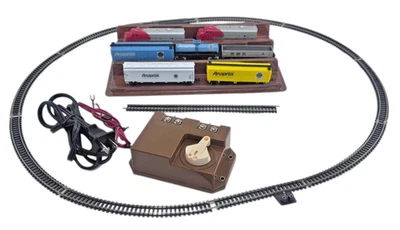 Bachmann N Scale Anaprox Naproxen Santa Fe Train Set Tested Works w/ Box - Image 1 of 4