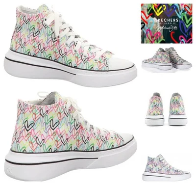 Zapatilla deportiva clásica SKECHERS X JGoldcrown Cordova para mujer talla 10 blanca multicolor NUEVA Foto 1 de 4