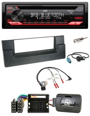 JVC CD DAB USB Bluetooth Lenkrad Autoradio für BMW 5er E39 01-04 Aktivsystem Qua - Bild 1 von 4
