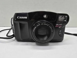 Canon Sure Shot 80 Tele SAF analoge Kompaktkamera 35 mm - ungetestet - Bild 1 von 7