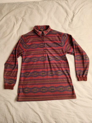 Pullover de Colección Años 90 REI Azteca Snap T Para Mujer Talla Mediana Colorido Suroeste EE. UU. Foto 1 de 4