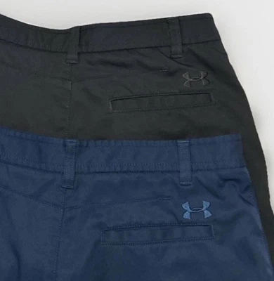 Boys Under Armour Casual Chino Shorts Sz 16 Lot Of 2 Loose Fit - Image 1 of 4