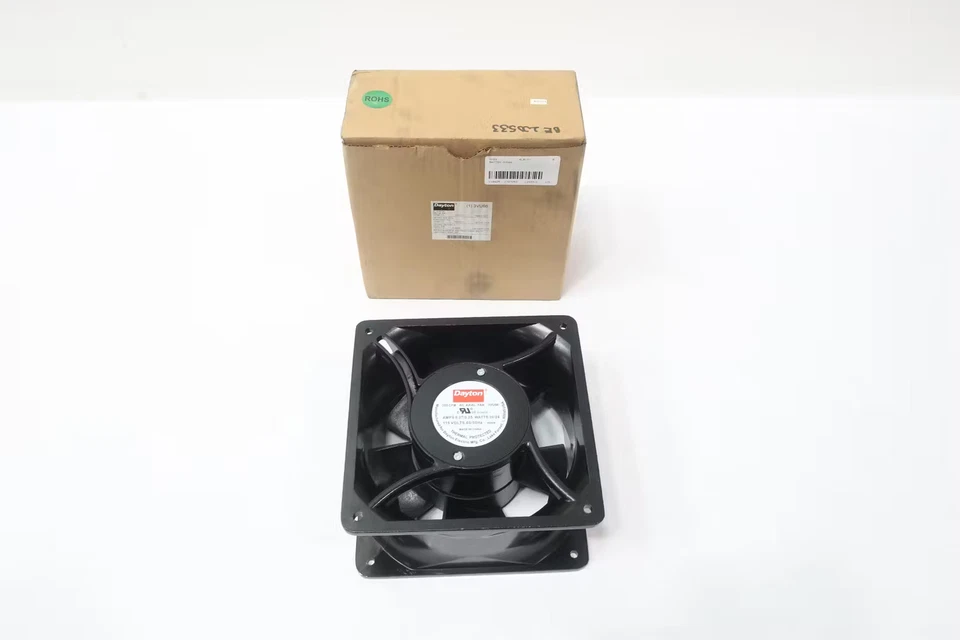 Dayton 3VU66 Standard Square AC Axial Fan 115 VAC 355 CFM