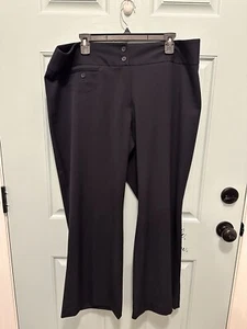 LANE BRYANT Women's Navy Blue Houston Trouser Dress Pant Plus Size 20 Short NWT - Picture 1 of 5