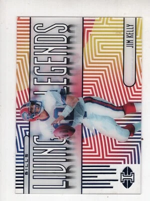 2019 Panini Illusions Jim Kelly Living Legends Blue!  #LLJK   127/299 - Image 1 of 2