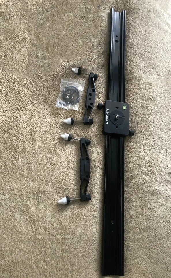 NEEWER Aluminum Alloy Camera Track Slider / Video Stabilizer Rail for Camera - Image 1 of 4