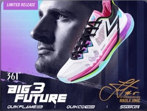 361 GRADOS GRANDES 3 FUTURO BLANCO/NEGRO OBSIDIANA (Nikola Jokic) Totalmente Nuevo - Imagen 1 de 10