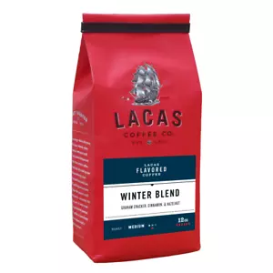 Mezcla de invierno Lacas Coffee Company tostada mediana 12 oz - Imagen 1 de 6