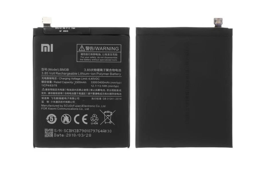 Batería ORIGINAL PARA Xiaomi Mi Mix 2/Mi mix 2S BM3B CON 3400 mAh ENVIO 24H - Imagen 1 de 1