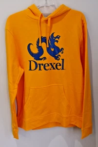 Drexel University Hoodie Pullover Sweatshirt Yellow Gold Men's Large Fanatics - Picture 1 of 10